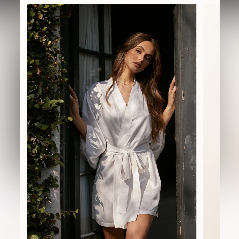 Adriana Short Kimono | Blanc (new with tags)